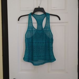 Sky Blue See through Tee